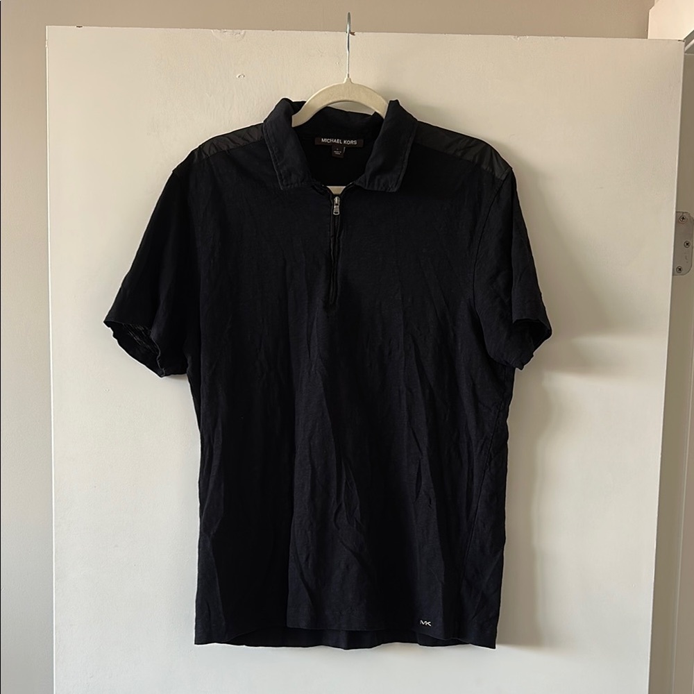 Michael Kors Black Polo Shirt